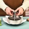 ZISIZ Stainless Steel Meat Press & Burger Patty Maker