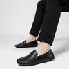 Zapatos de cuero genuino de talla grande, mocasines para hombre, zapatos casuales cómodos, mocasines planos para hombre, calzado para hombre