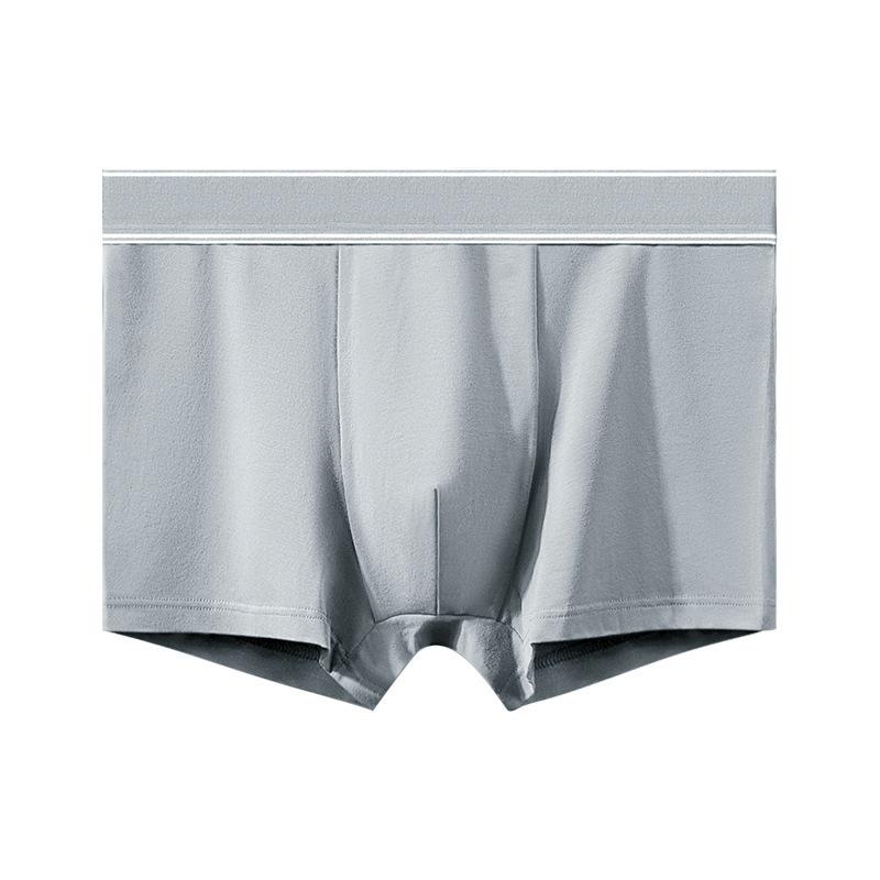 

Мужское хлопковое нижнее белье с антибактериальной ластовицей, средней посадки, мужские бесшовные трусы с плоскими углами L