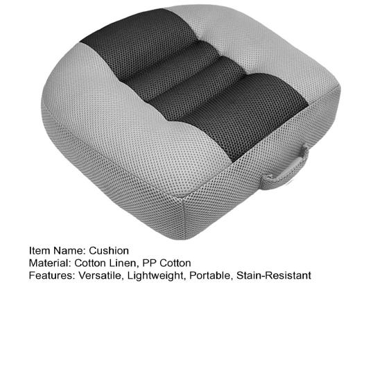 Ergonomic Booster Seat Cushion Breathable Heightening Height Booster Mat Mesh Portable Car Seat Pad Angle Lift Seat Non-Slip Portable Posture