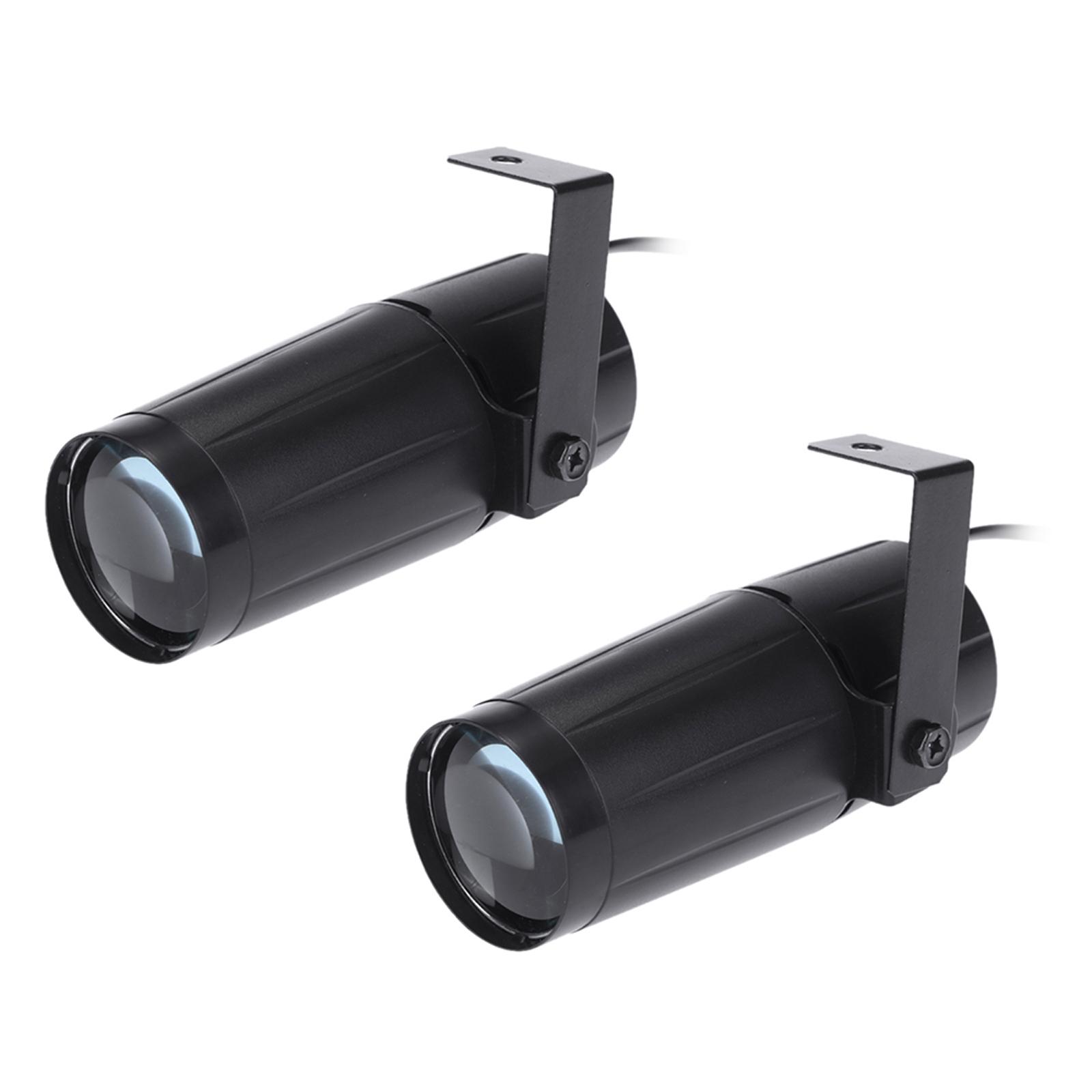 

Всего 10 Вт светодиодный белый луч точечного света супер яркий светильник зеркальные шары DJ эффект диско EU-2 чёрный