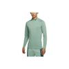 Nike Maglietta da allenamento a maniche lunghe slim fit da uomo top Grigio fumo Giada CU4971-357