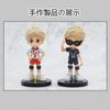 Set of 6 Haikyuu Doll Models, Anime Character Figures, Hanging Decorations, Birthday Props, Cute Merchandise