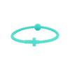 Children's Silicone Cross Thin Macaron Color Wristband Bracelet