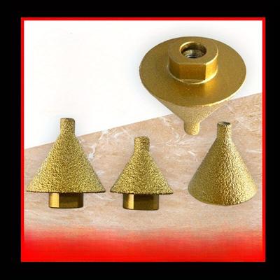 38/50MM Diamond Chamfering Tool Ceramic Tile Marble Quartz Stone Drilling and Expanding Drill Bit Conical Umbrella Grinding Head
