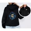 American High Street Autumn and Winter Cursive Letter Printed Hoodie Casual Loose Couple Hoodie Fashion Trend