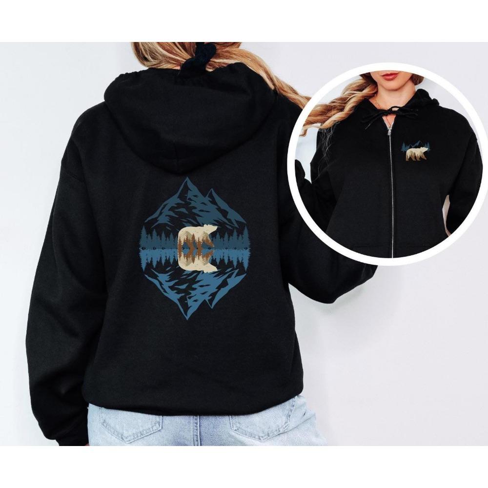 American High Street Autumn and Winter Cursive Letter Printed Hoodie Casual Loose Couple Hoodie Fashion Trend