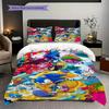 Sonic Hedgehog Movie Poster Bedding 1 Duvet Cover 2 Pillowcase Without Core Duvet Cover And Pillowcase Soft And Comfortable Bedding Set