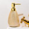 Gold Hand Sanitizer Bottle Luxury Lotion Bottle Ceramic Press Pump Bottles  Toiletries Container