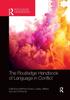 The The Routledge Handbook of Language In Conflict Book