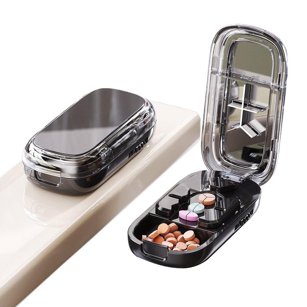 Dustproof Quartering Pill Cutter Divider Organizer Medicine Pill Cutter  for Small or Large Pills