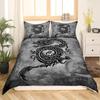 Chinese Style Duvet Cover Sets for Kids Teens Adults Lightweight Quilt Covers Chinese Culture Bedding Set Bedroom Decor No Quilt