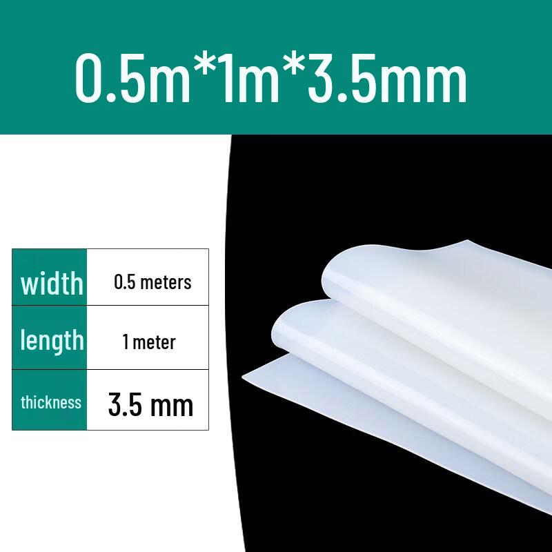 High-Temperature Silicone Rubber Sheet 0.5m x 1m