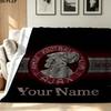 1PC AFC Ajax Custom Name Patterned Flannel Blanket Suitable For All Seasons for Home Decor Warmth and Comfort Gifts Holiday Present