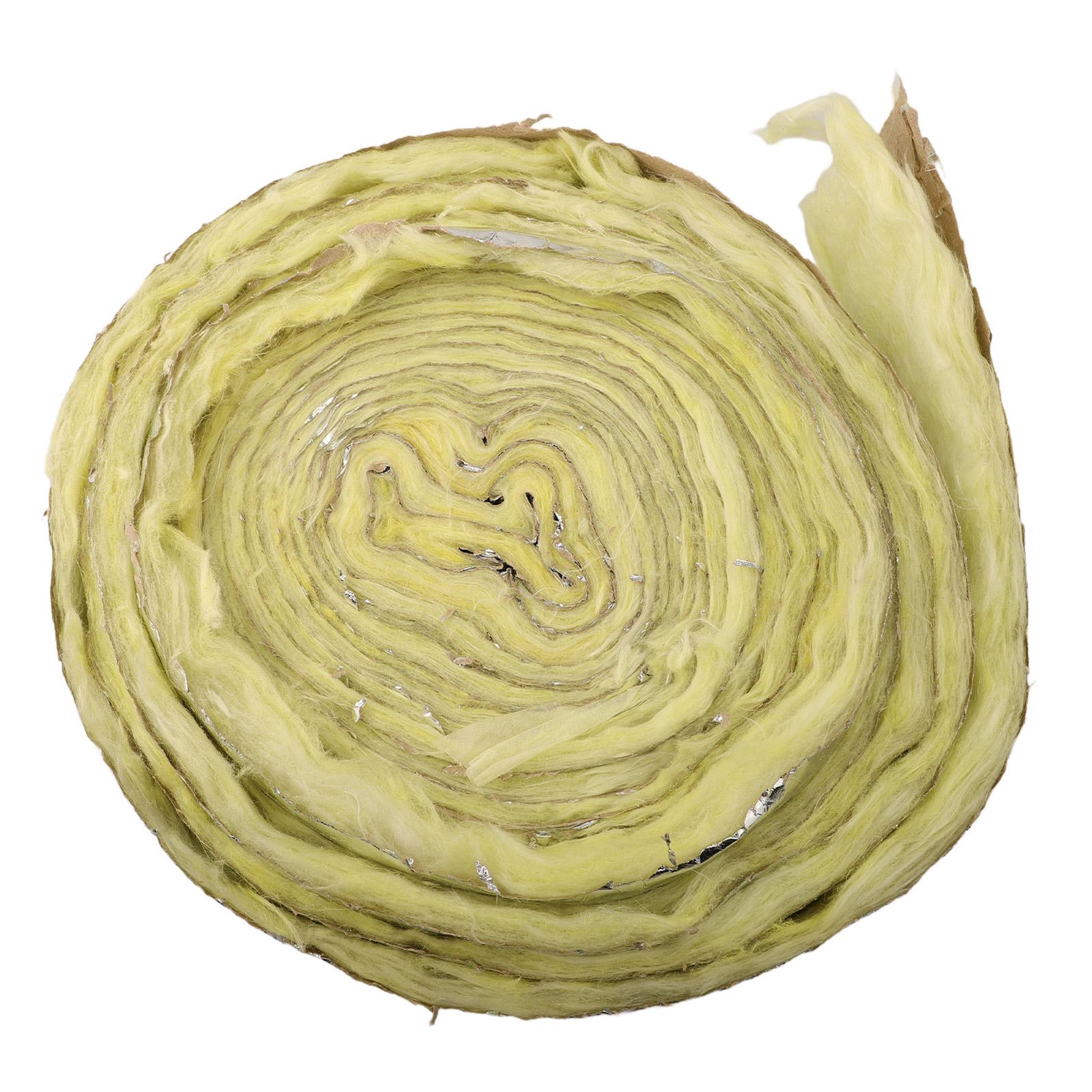 1 Pcs 32.8 Feet Foiled Back Fiberglass Pipe Insulation Wrap  For Outdoor Indoor Pipe Water Pipe Wrap Insulation Sleeve