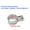 304 Stainless Steel Pipe Clamp / Horse Riding Clamp Bracket Pipe Buckle Hose Clamp Water Pipe Clamp