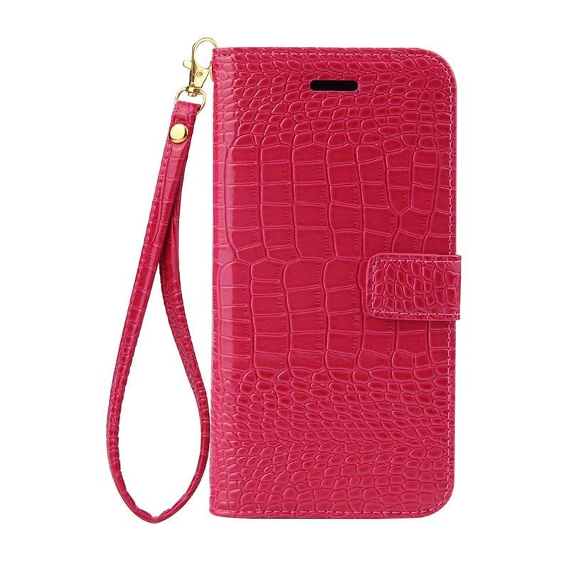 Suitable For IPhone 16 Crocodile Pattern 15PRO Phone Case Wallet S24 Phone Protection Leather Case