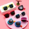 5PCS Foldable Morandi Color Fashion Glasses Men's and Women's Summer Fashion Eyewear Birthday and Holiday Gift Decorations