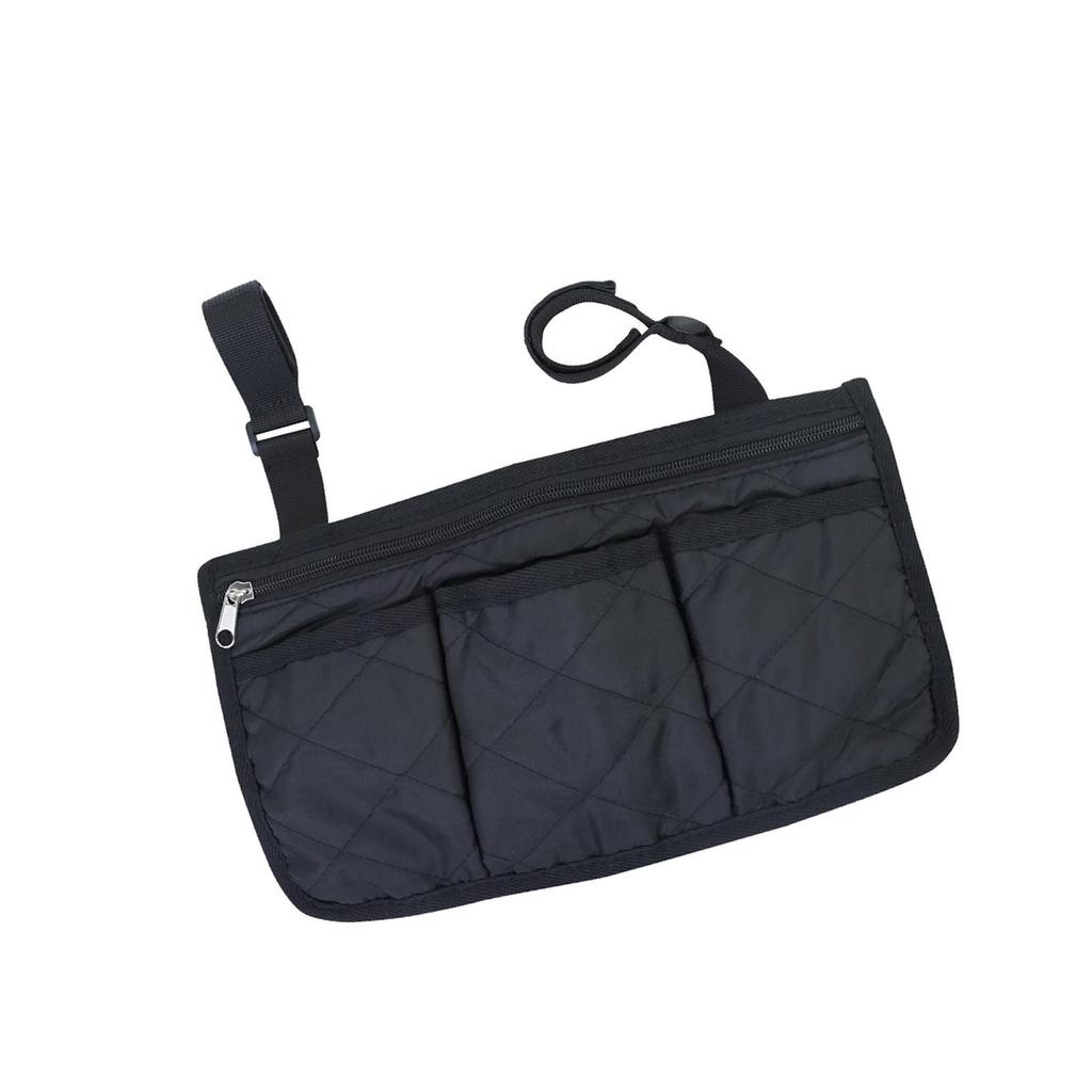 Waterproof Wheelchair Side Armrest Pouch Bag For Cup Pill Box Accessories