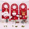 6X Door Hanging Christmas Decor Clothes Rack Christmas Ornaments Xmas Door Ornaments Xmas Tree Hanging Pendant