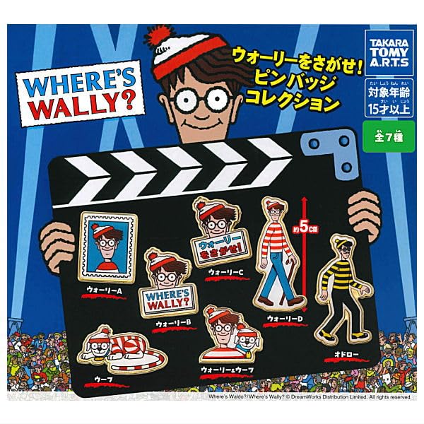 

Найти коллекцию значков из 7 видов игрушек Gacha Gacha Capsule Wally! [Набор (Полный Полный)]