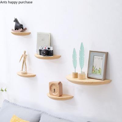 Wall Shelf Wall Mounted Wooden Storage Rack Storage Holders Wall Display Stand Decorative Stand Home Storage Organizer Shelves