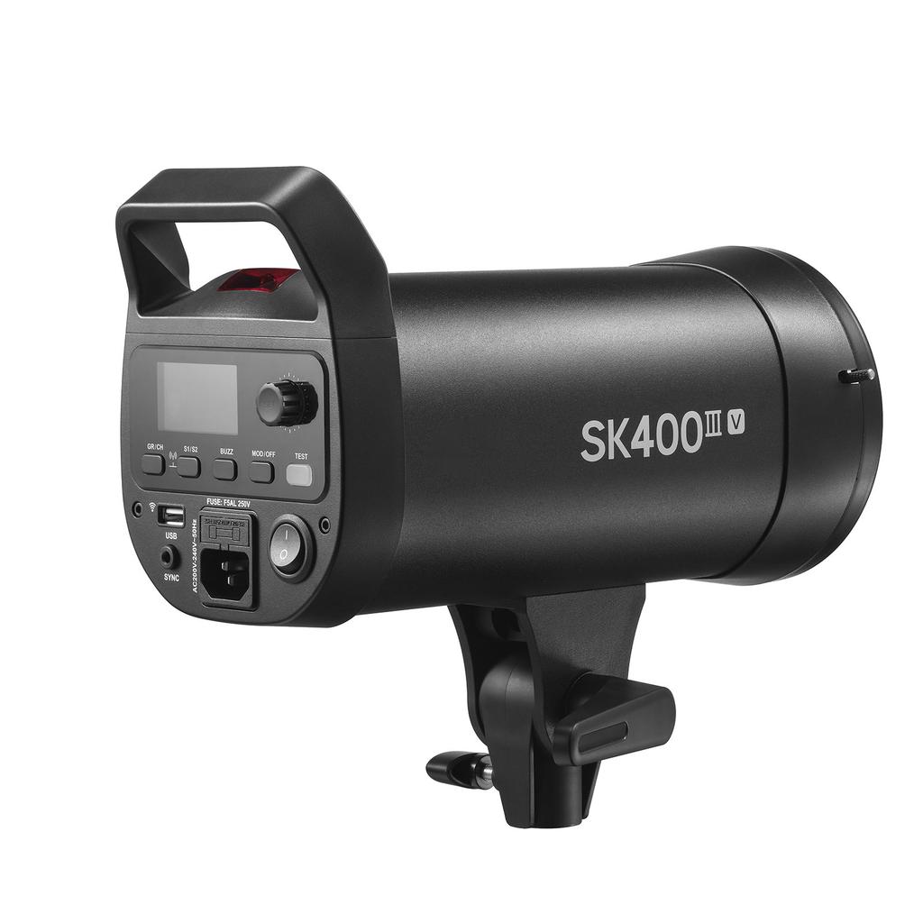SK400IIIV 400Ws Studio Flash Light with 10W LED Modeling Lamp Wireless 2.4G X System for Photography Portrait Product