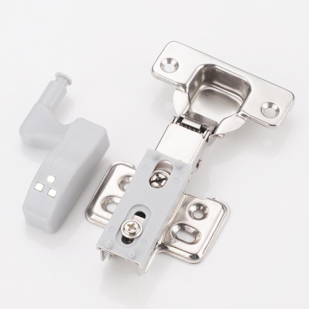 LED Cabinet Hinge Lights - Night Lighting for Kitchen, Bedroom & Wardrobe Doors - Warm Optional