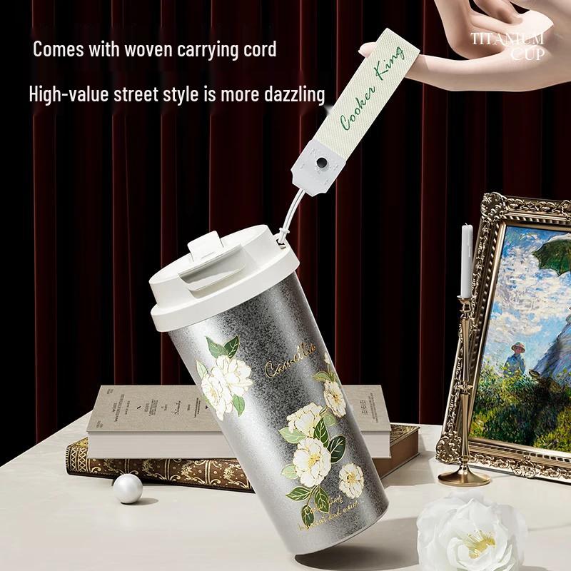 COOKER KING Pure Titanium Insulated Coffee Cup