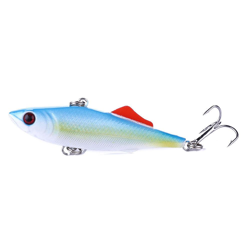 Full swimming layer flutter swimming submergedVIBFake bait7cm16.5gBionic Fishing Lure for Long Casting, Bass and Pike, Essential