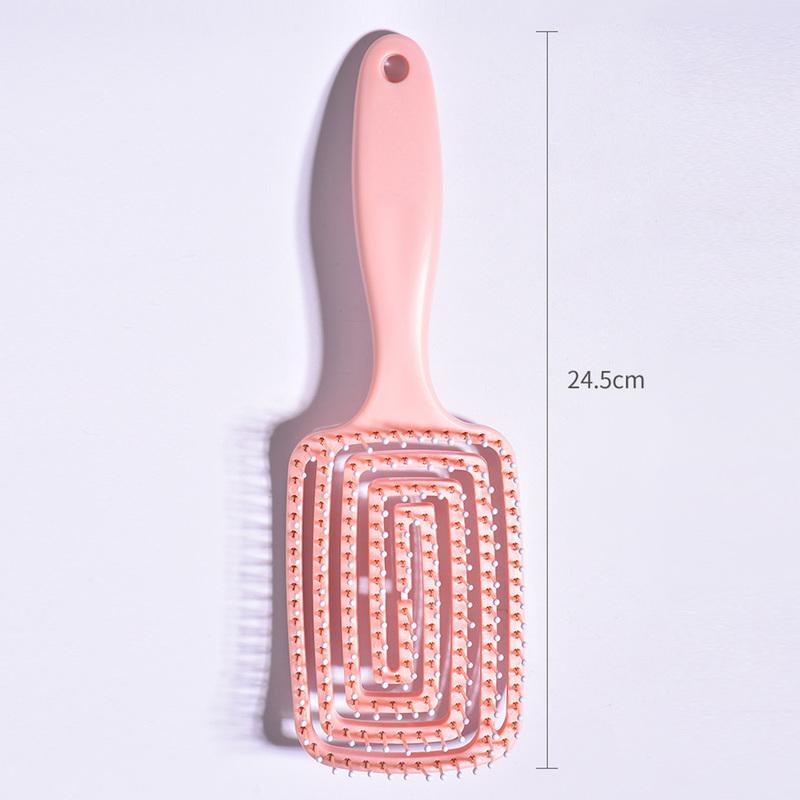 Hair Detangling Comb Professional Curved Hairbrush Easy Detangling Vented Hair Styling Comb for Home Salon Use Vented Hair Brush