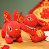 New Year of The Rabbit Mascot Omaiqi Party Rabbit Plush Toy Doll New Year Gift
