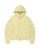 Wacky Willy Vintage Kiki Wappen Zip-Up Hoodie Yellow