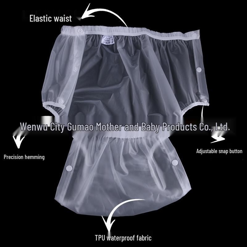 Wiederverwendbare wasserdichte Hosen für Senioren - Waschbare Stoffwindelbezüge