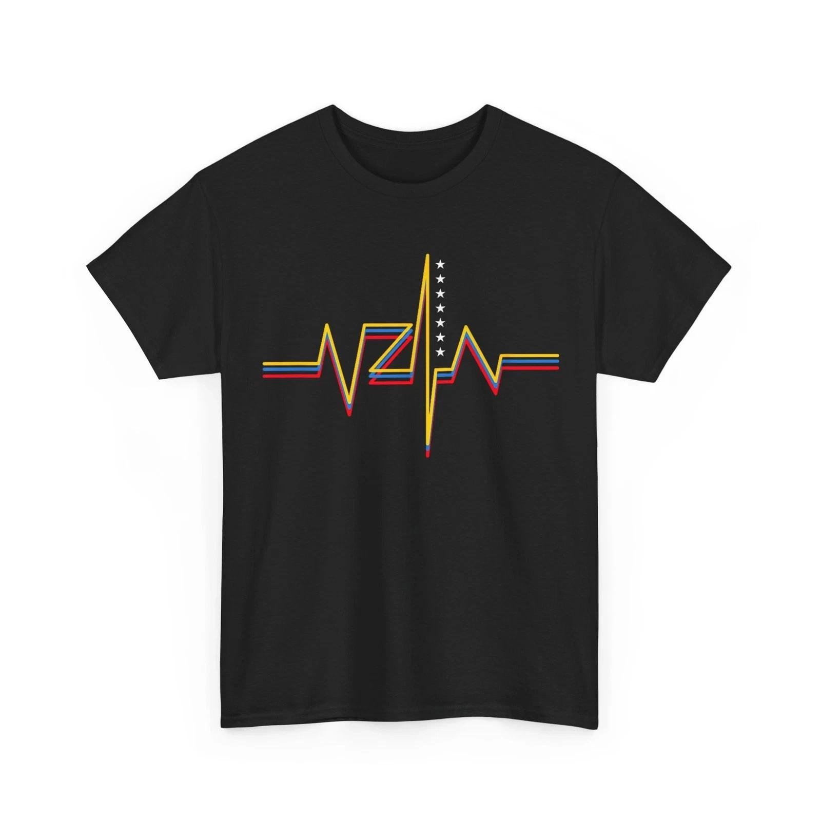 Venezuela T shirt, VZLA Heart Flag Venezuelan Women Men Pride Shirt L