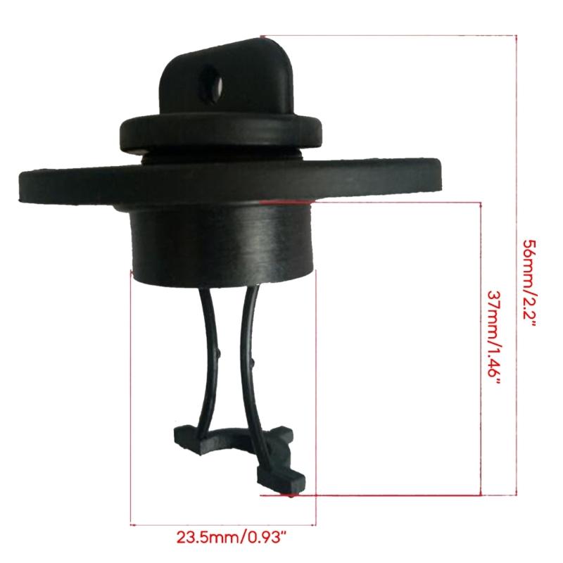 Universal Standards Self Retaining Black Nylon Marine Boats Yacht Drain Plug Kayak Hull Transom Bung Replacement