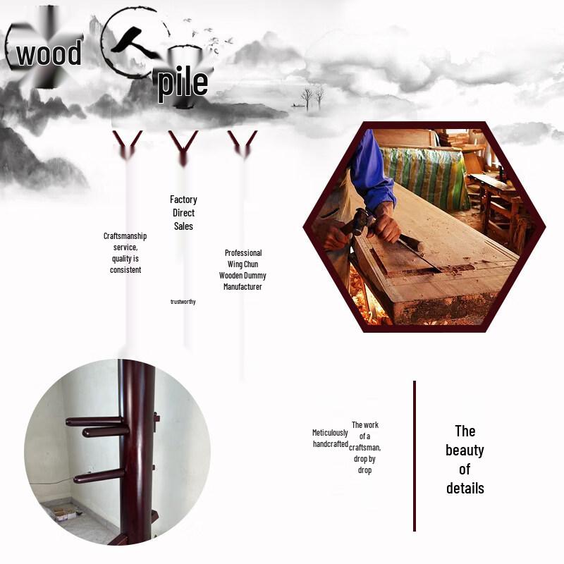 Jinglufa Wing Chun Wooden Dummy