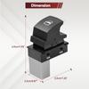 Ovládací tlačítko spínače elektrického ovládání oken pro VW Jetta Tiguan Caddy Golf MK5 MK6 Passat Touran Seat MK2 5ND959855 5K0959855 5ND 959 855