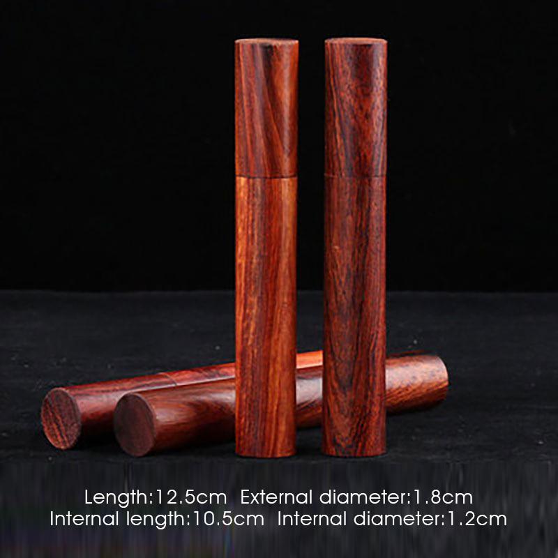

2 Pcs Rosewood Case Stick Incense Storage Box 10g 20g Sandalwood Line Incense Joss-sticks Buddha Incense Sticks Holder 01 5g