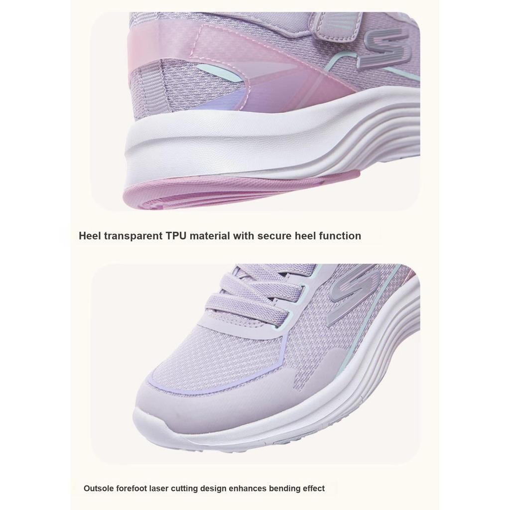 Skechers Kids Low Top Running Shoes Kids sneaker Purple Pink 303850L-LVPK