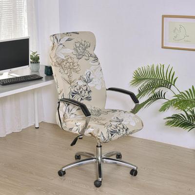 Elastic Rotating Office Chair Cover with Armrest - Boss & Hotel Style