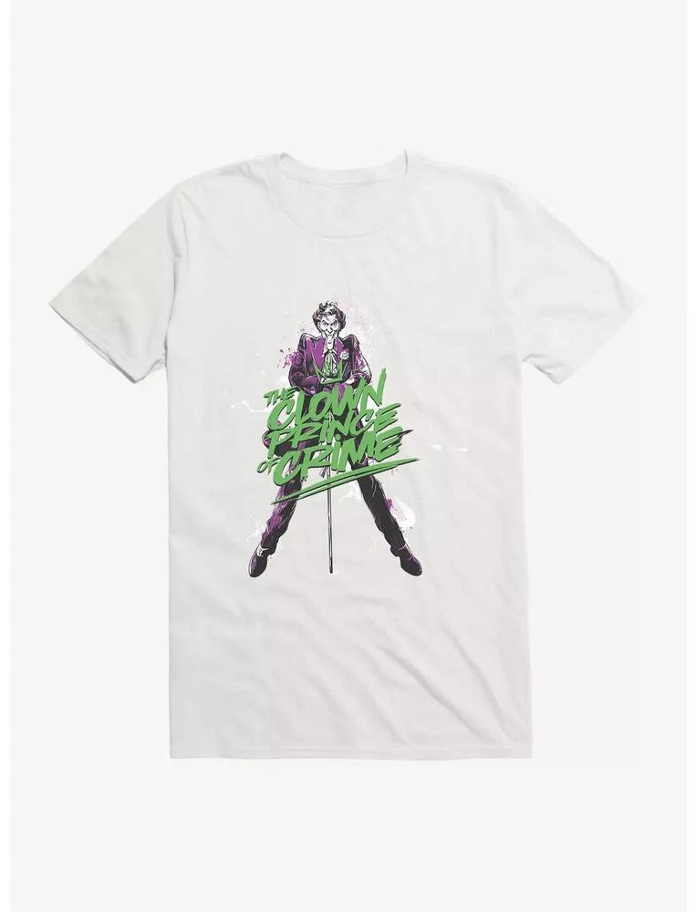 Comics Villains Joker Prince Of Crime White TShirt S