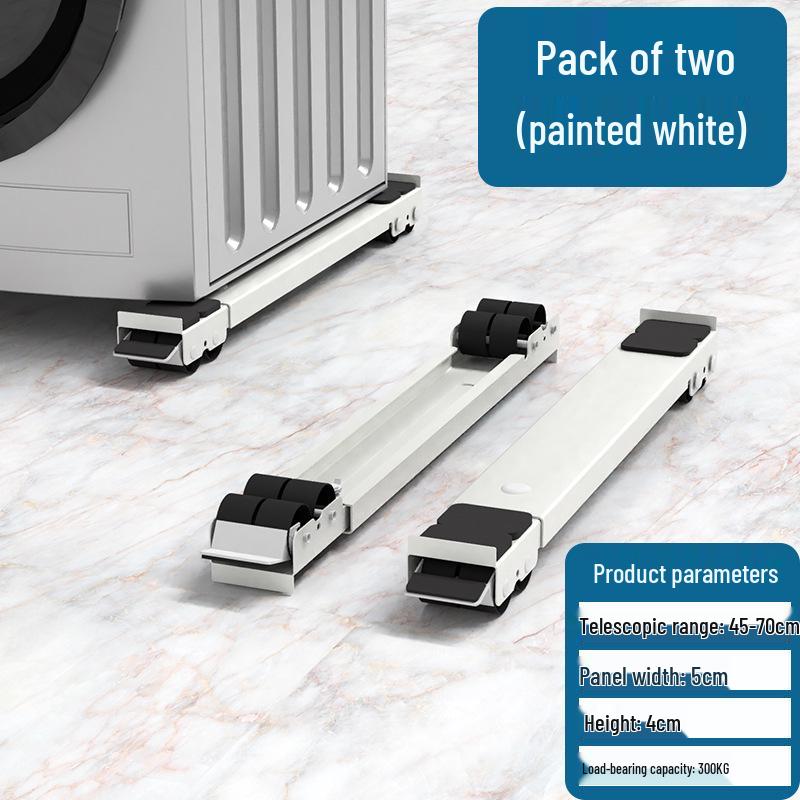 Washing Machine Base Bracket with Storage Rack Mat