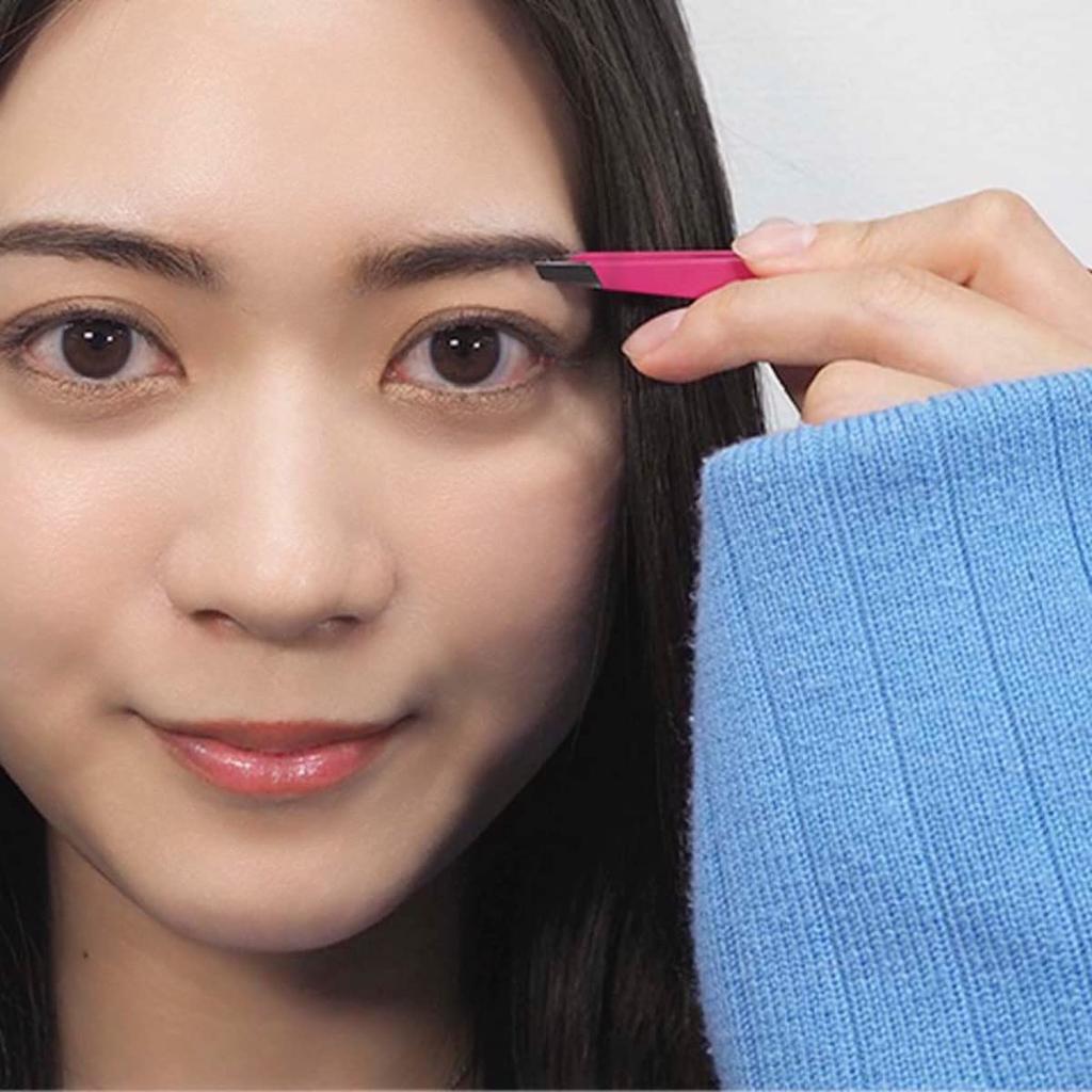 Greenbell Amazing Tweezers that Remove Hair Without Slanted Rose Slipping, Tip,