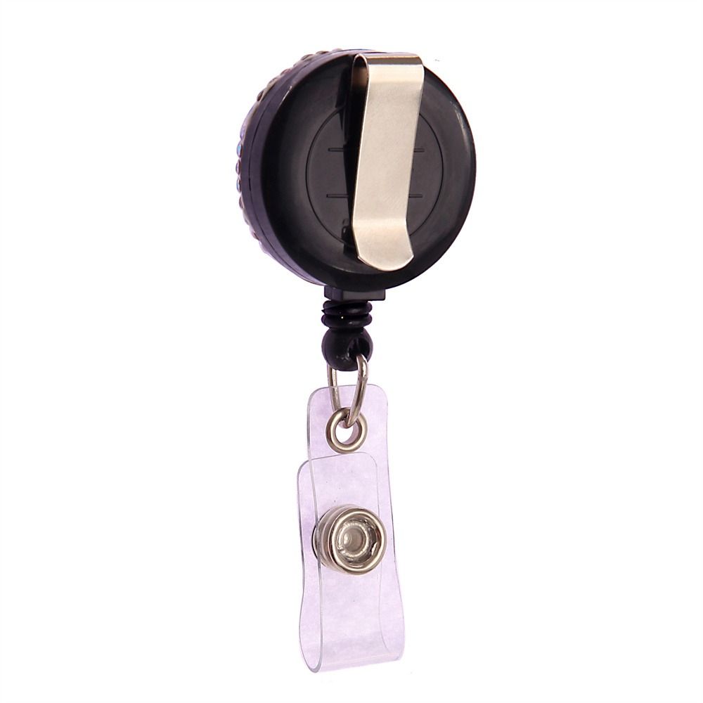 Chest Card Nurse Badge Reel Sparkle Easy Pull Buckle Retractable Badge Holder  Doctor Hospital