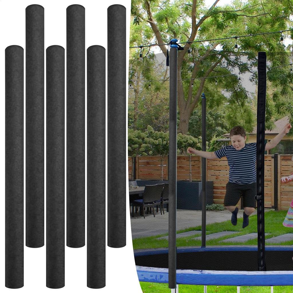 Vervangend Trampoline Net 6 Delen Trampoline Net Beschermbuizen Opvulling Vervanging Veilige Pasvorm Binnen Buiten