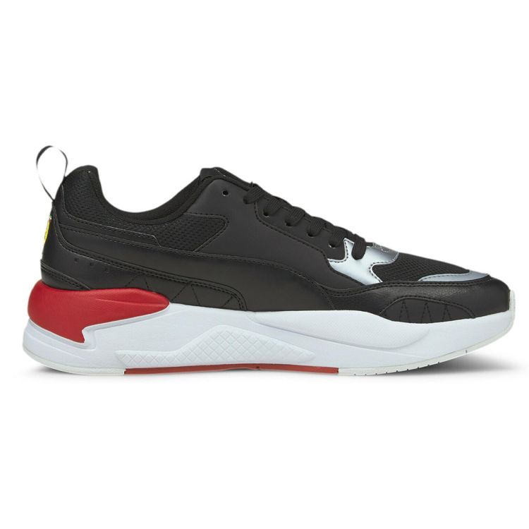 Puma X-Ray 2 Ferrari Race Fabric Comfortable Daily Low-Top Lifestyle Shoes Unisex Sneaker Black White Red 306553-04