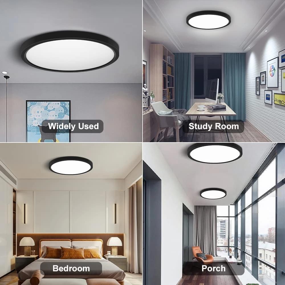 Smart LED Ceiling Lamp Tuya APP Remote Control  Voice Control Alexa Dimmable Lustre Light for Living Room Bedroom Lighting Luces