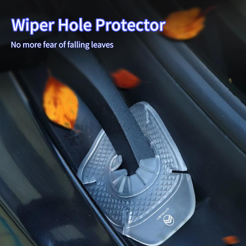 Car wiper hole protection cover car interior decorative strip For Citroen C4 C3 C5 C1 C2 VTS Berlingo Celysee Xsara UR8