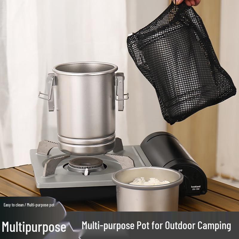 304 Stainless Steel Outdoor Camping Pot